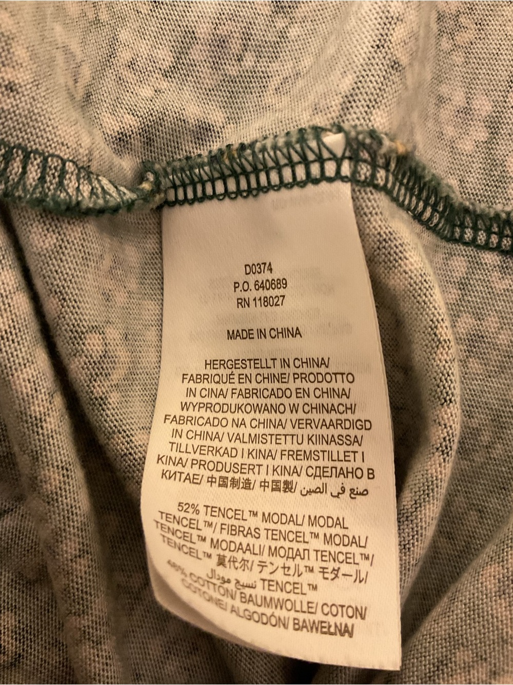 Boden Hunter Green Floral Long Sleeve Tiered Midi Dress US 14R / UK 18R - Picture 10 of 11